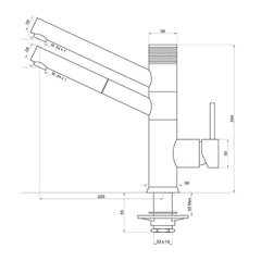PI® Drei-Wege-Armatur Typ 9180 M Satin
