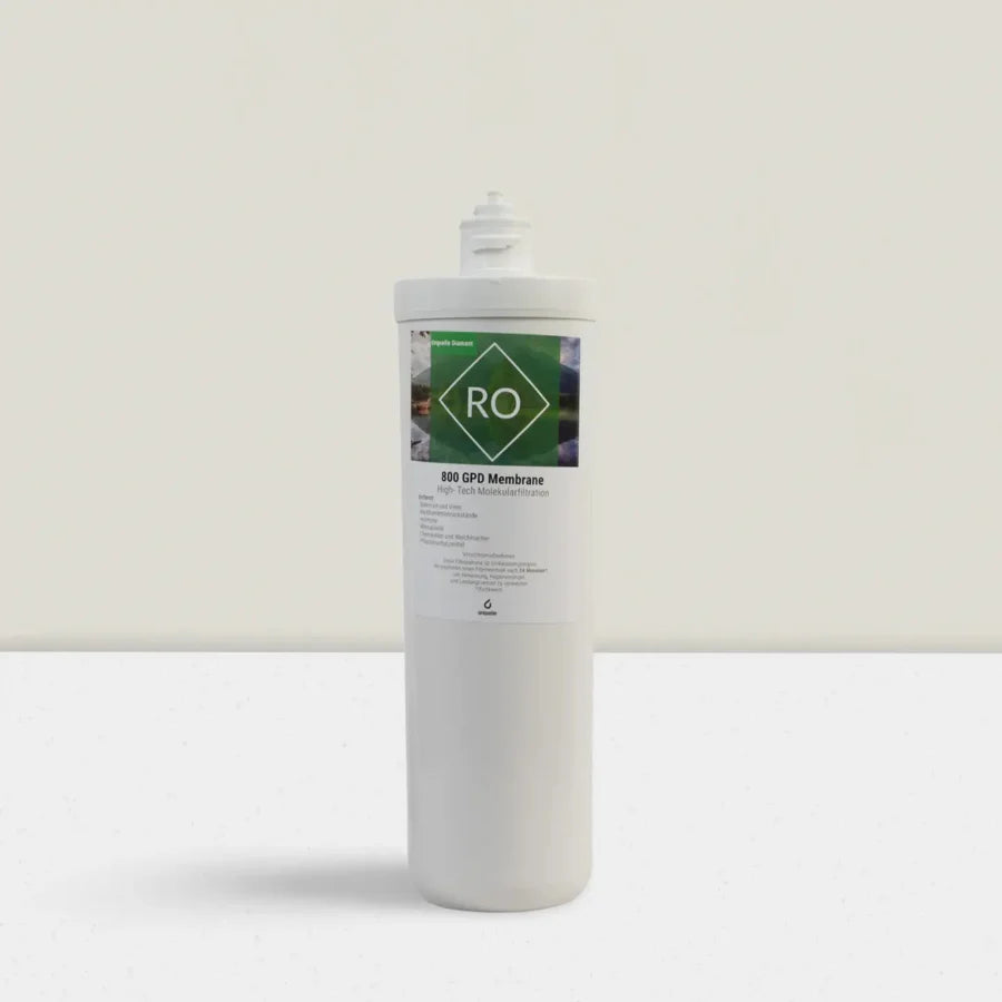 Urquelle Ersatzfilter Osmoseanlage - RO Membran mit 800 GPD  für Urquelle Diamant 1 - als Freisteller
